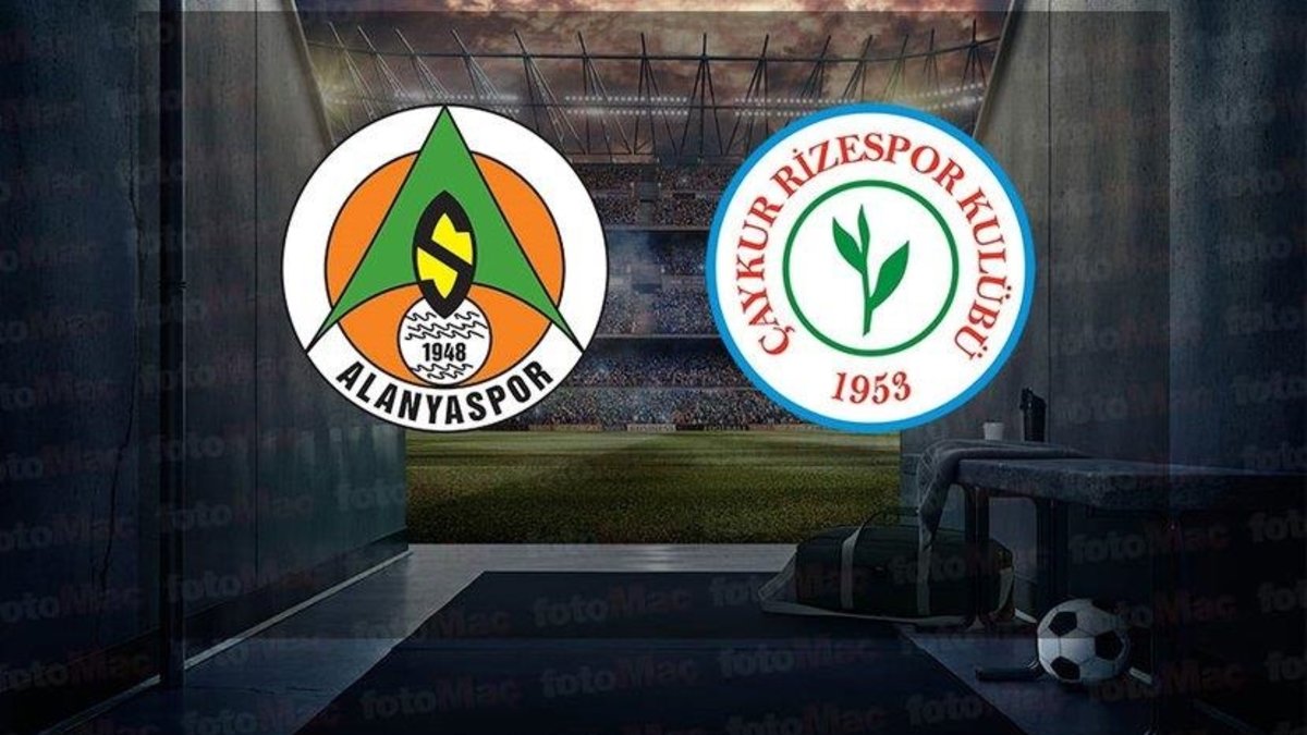 Alanyaspor – Çaykur Rizespor maçı CANLI | Süper Lig canlı anlatım