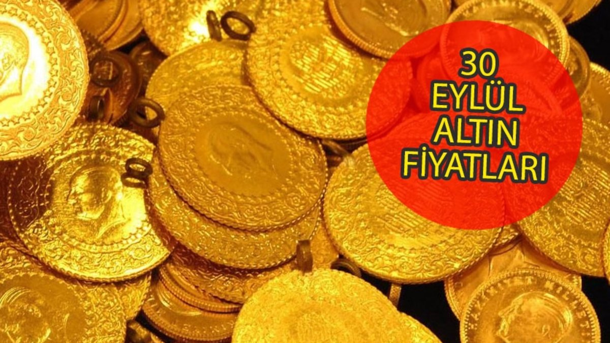 GRAM ALTIN FİYATI 30 Eylül | Çeyrek, yarım, tam, cumhuriyet altını ne kadar? 1 Dolar kaç TL?