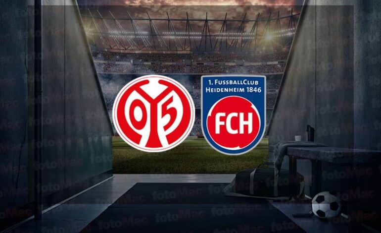 Mainz 05 – Heidenheim maçı ne zaman? Saat kaçta ve hangi kanalda canlı yayınlanacak? | Almanya Bundesliga