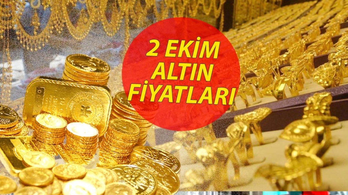 ALTIN FİYATLARI CANLI | 2 Ekim çeyrek, yarım, tam, cumhuriyet altını ne kadar? 1 Dolar kaç TL?