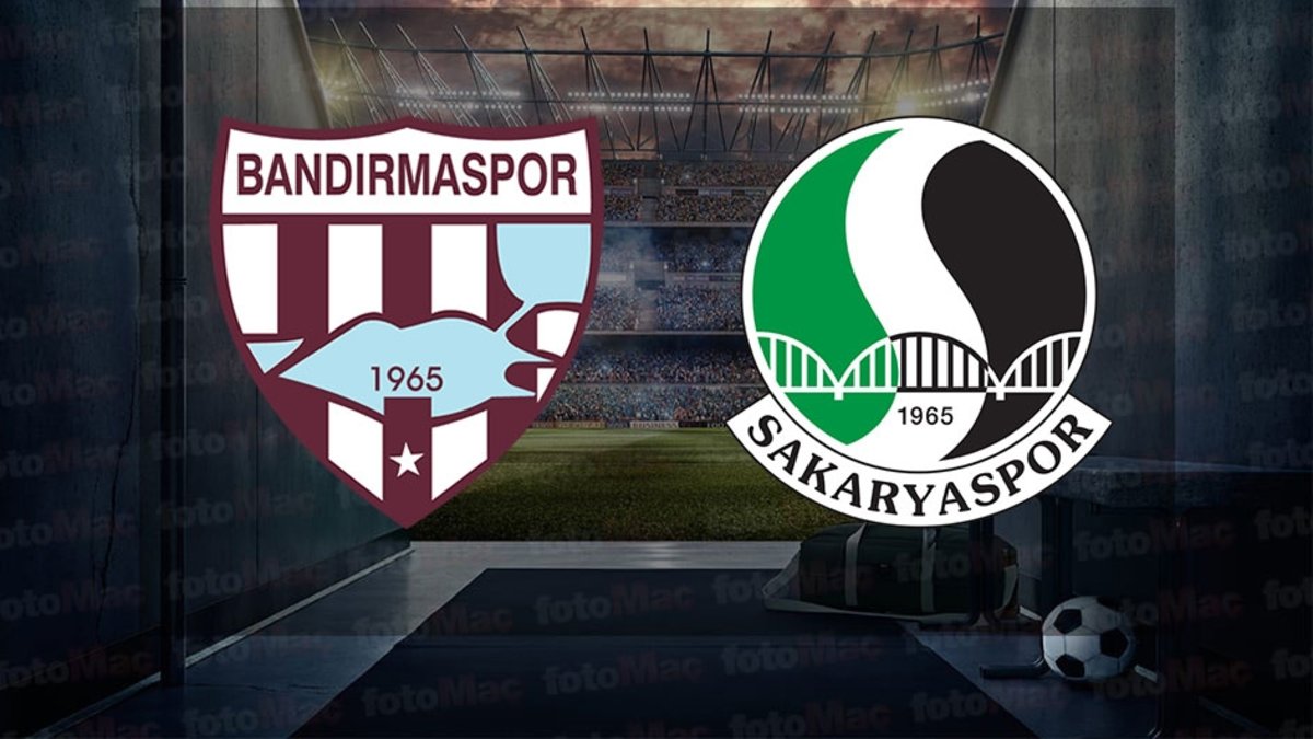 Bandırmaspor – Sakaryaspor maçı ne zaman? Saat kaçta, hangi kanalda canlı yayınlanacak? | Trendyol 1. Lig