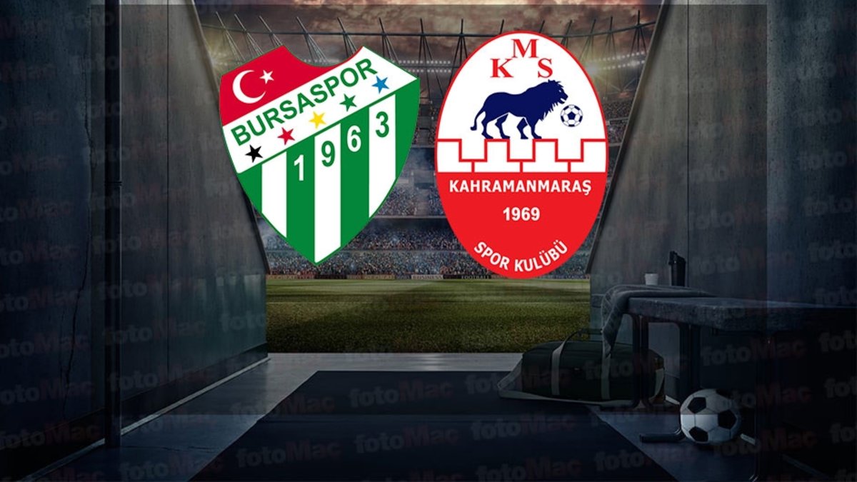 BURSASPOR KAHRAMANMARAŞ CANLI MAÇ İZLE | Bursaspor – Kahramanmaraşspor maçı ne zaman, saat kaçta ve hangi kanalda?