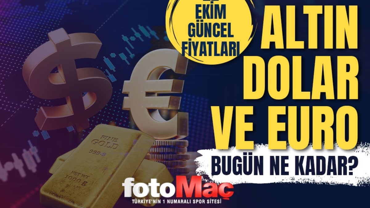 GRAM ALTIN FİYATI 22 Ekim💰 | Çeyrek, Yarım, Tam, Külçe, Cumhuriyet Altını ne kadar? 1 Dolar kaç TL?