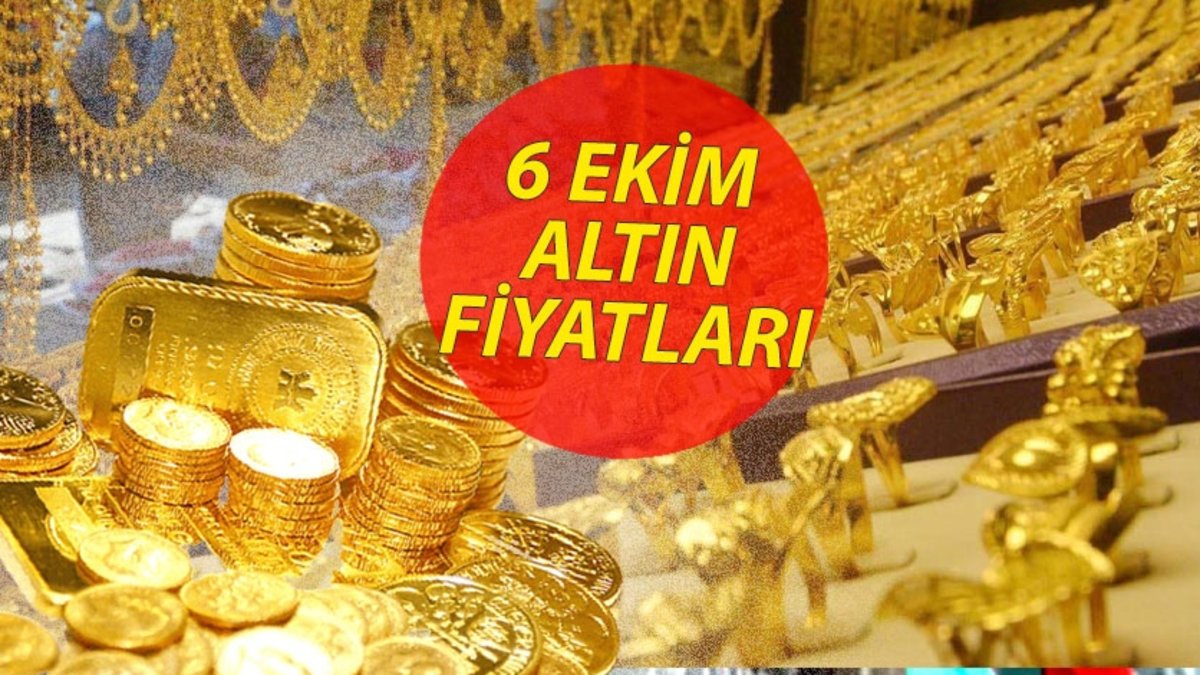 GRAM ALTIN FİYATI 6 Ekim | Çeyrek, Yarım, Tam, Cumhuriyet Altını ne kadar? 1 Dolar kaç TL?