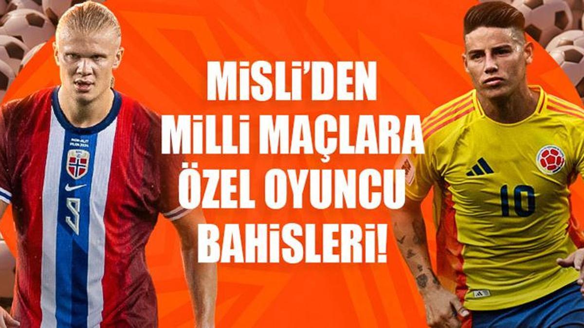 Misli’den Milli Maçlara Özel Oyuncu Bahisleri! Haaland ve James Rodriguez seriye devam edebilecek mi?