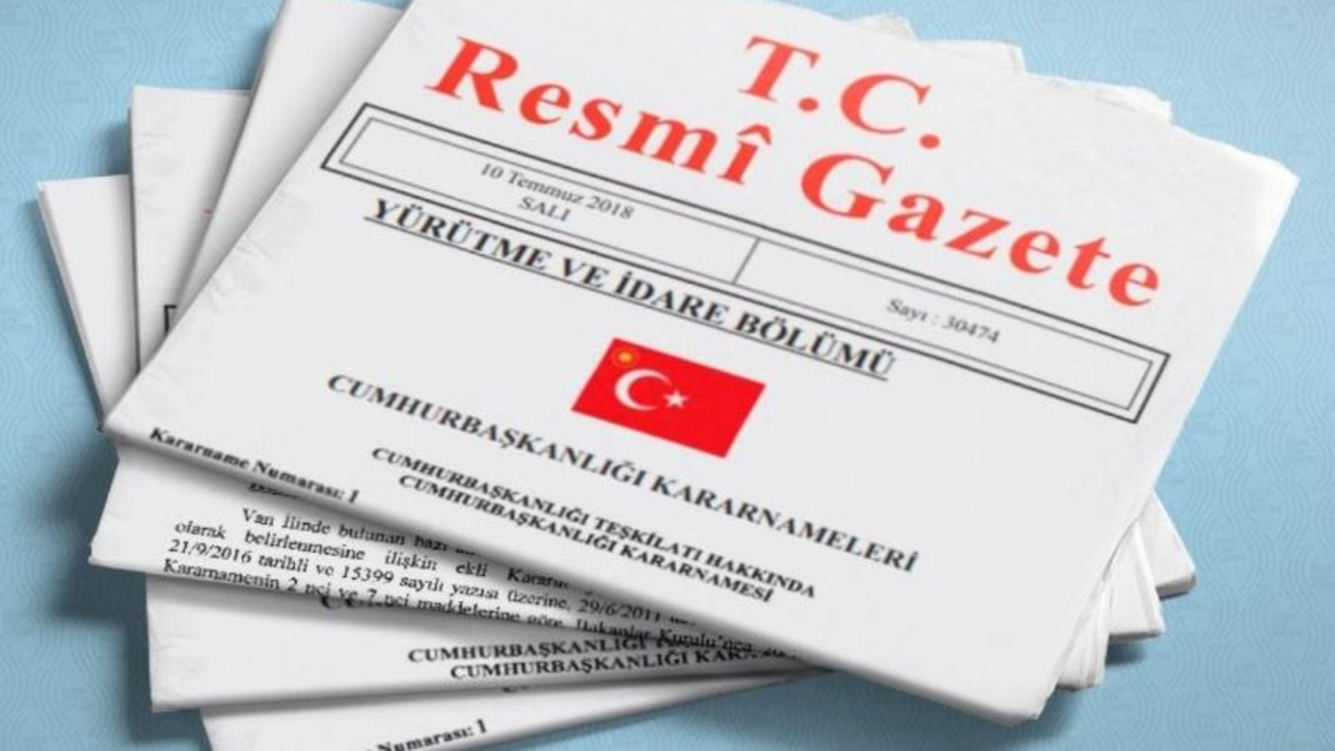 RESMİ GAZETE’DE BUGÜN📰 20 Ekim Pazar 2024 Resmi Gazete kararları