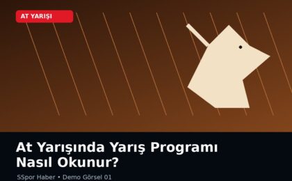 At Yarışında Yarış Programı Nasıl Okunur?