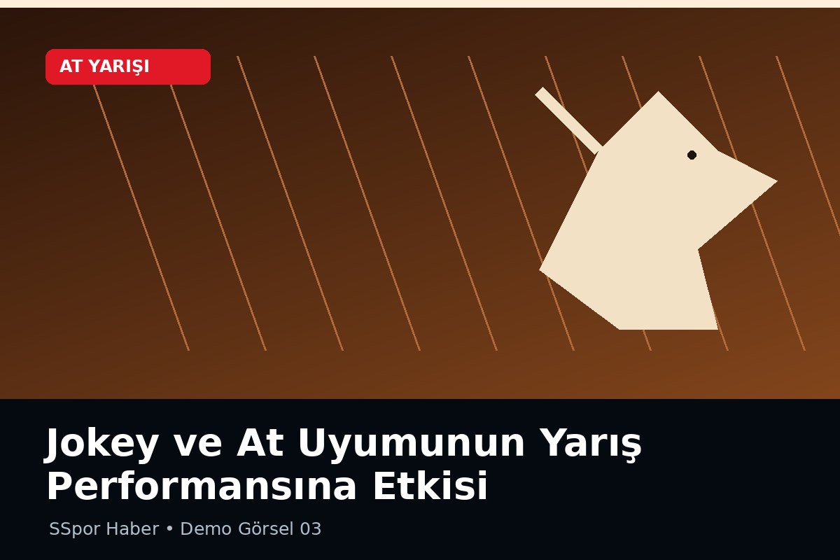 Jokey ve At Uyumunun Yarış Performansına Etkisi