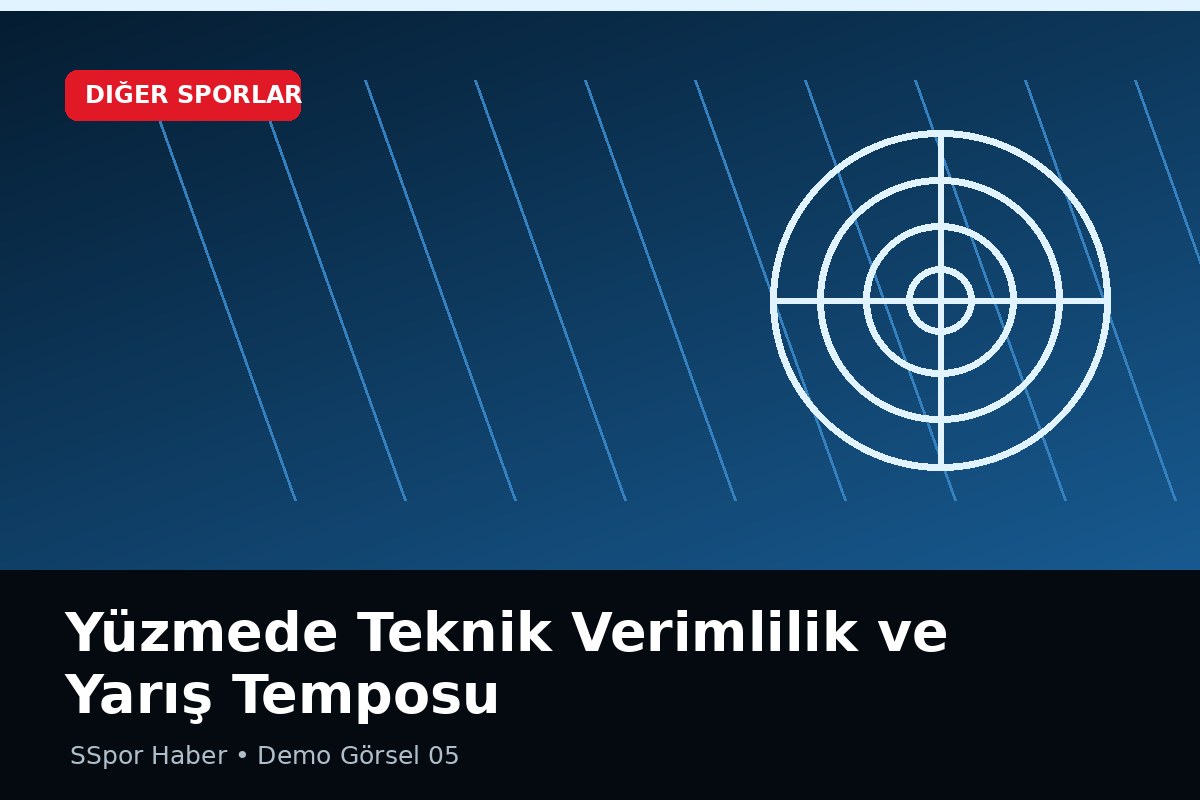 Yüzmede Teknik Verimlilik ve Yarış Temposu