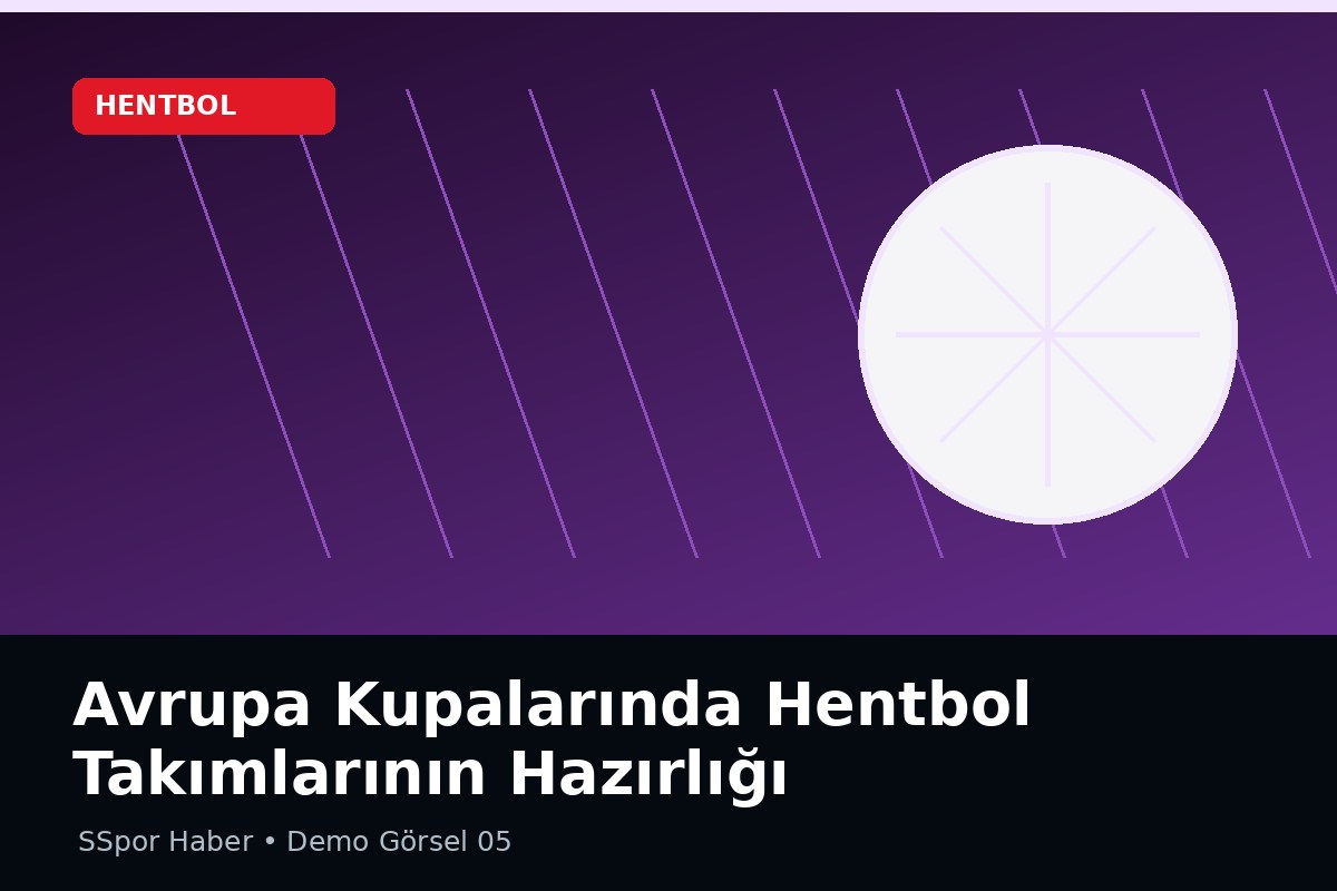 Avrupa Kupalarında Hentbol Takımlarının Hazırlığı