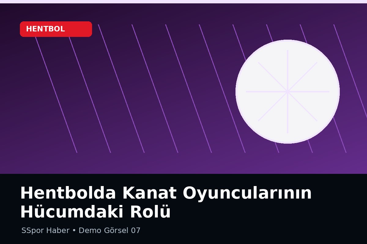 Hentbolda Kanat Oyuncularının Hücumdaki Rolü