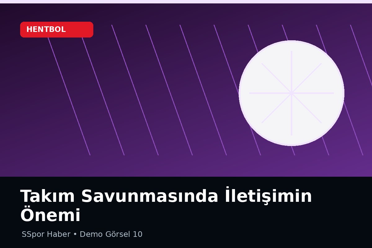 Takım Savunmasında İletişimin Önemi